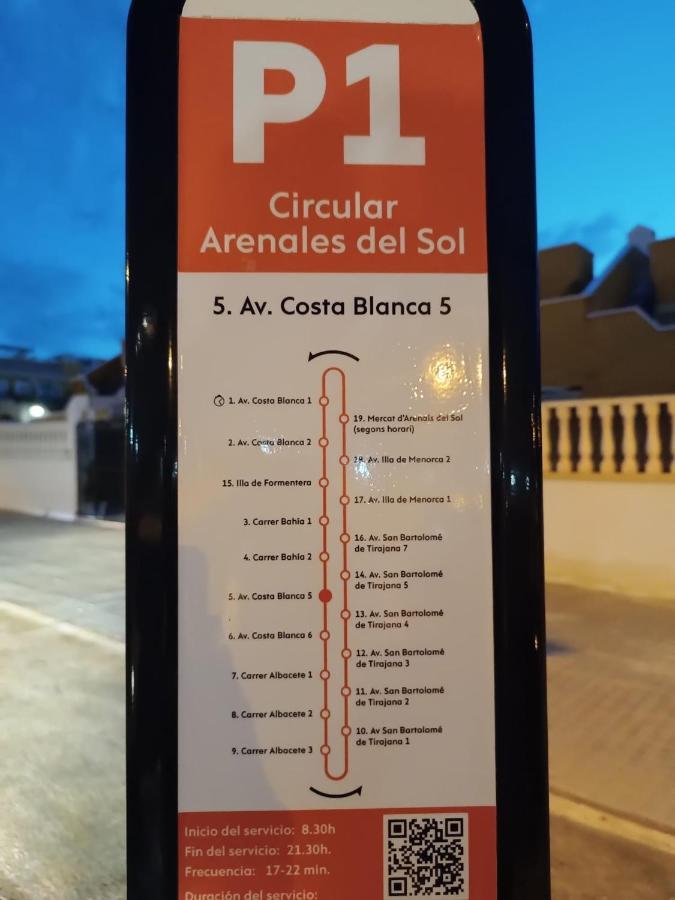 Apartamento Terraza Arenales Del Sol Esterno foto